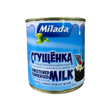 Quyultirilgan sut "Milada" (370g, 8.5%)