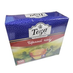 Чёрный чай в пакетиках "Toza" (100х1.5г)