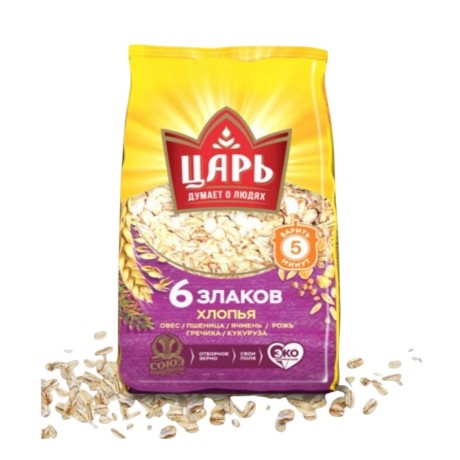 Овсяные хлопья "Царь" (400г)