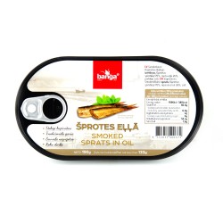 Sprotes Ella Smoked Sprats in oil "Banga" (190g)